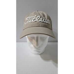 Titleist ProV1 FJ Strapback Adjustable Golf Hat Beige